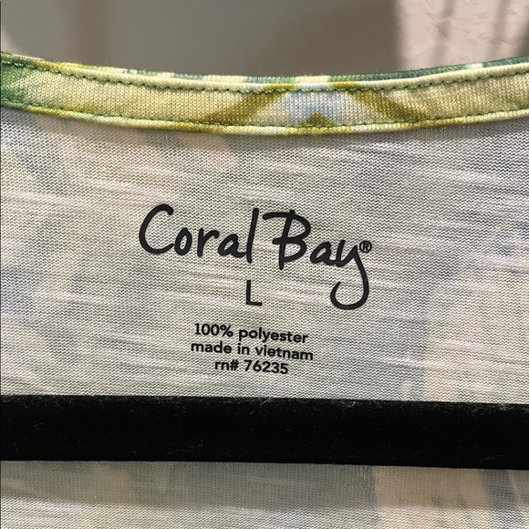 Coral Bay Women's Tropical Drink Print Blouse - Multicolor - Picture 2 of 5